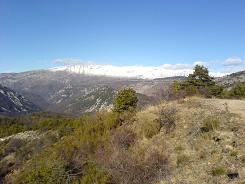 the mountains from the base of the pic